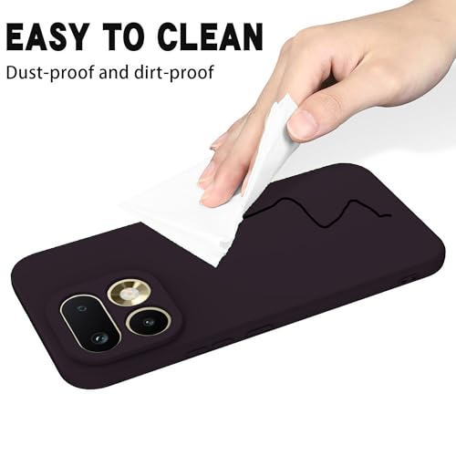 Image of FIRST MART Matte Silicone Back Cover for Realme 16 Pro - Purple