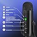 zealsound 2-in-1 Wireless USB Mikrofon für Podcast Interviews, Dual-Live Stream, Aufnahmen, Gaming-Co-Kommentare, YuTuber, Dual 2.4GHz Drahtloses Mikrofone Plug & Play für PC, Handy, iPhone