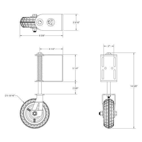 Heavy-Duty Gate Wheel by Barrette Outdoor Living - Image 5