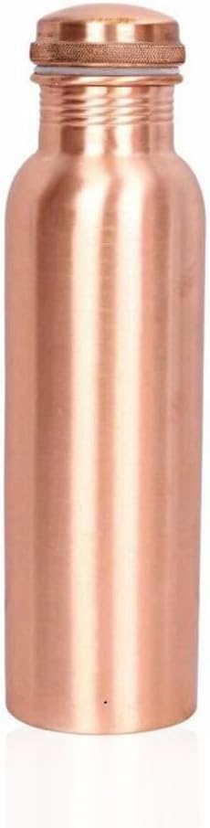 Copper Water Bottle 100% Pure Bottle for Drinking Water Leak Proof Joint Less Water Drinking Bottle for Home, Office, Hotel and Sports