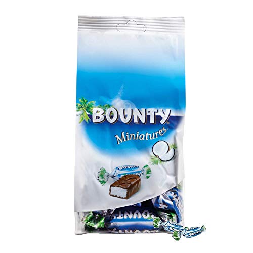 Bounty, Miniature Chocolate Pouch 2 X g, Coconut, 220 gram