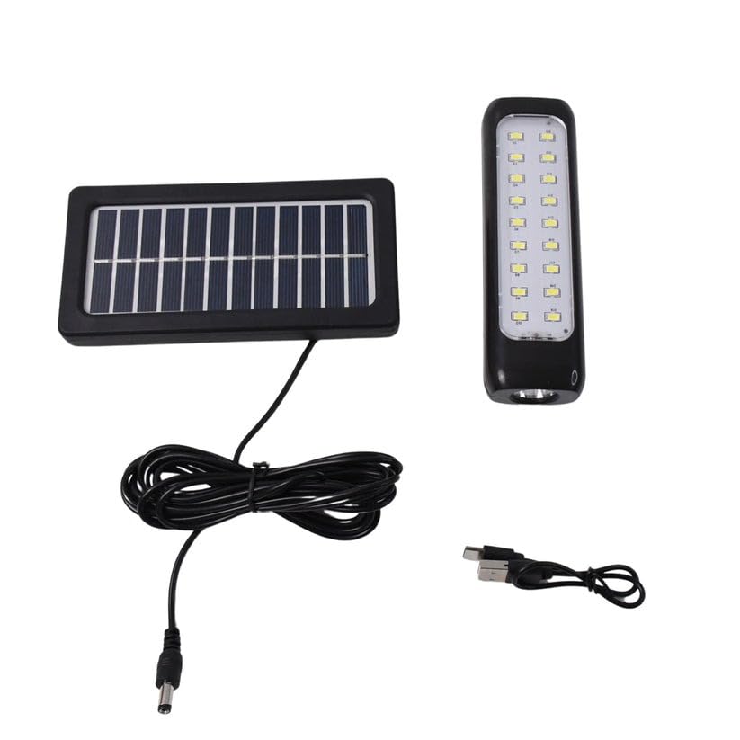 Oblivion Solar LED Light Outdoor Waterproof – 3 Modes Indoor Outdoor Hanging Solar Light – 18 Small LEDs & 1 Big LED Lantern, Solar Power Hanging Lamp with Auto On/Off for Garden, Balcony, Camping Use-image-23