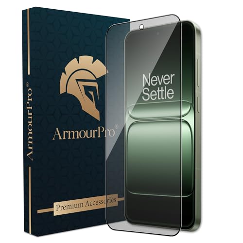 Image of ArmourPro Anti Glare Matte Tempered Glass for OnePlus 13s - Anti-Fingerprint Screen Protector, 9H Scratch Resistant, Smooth Touch, Edge-to-Edge Full Coverage