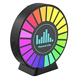 YobiLife RGB-Sprachaktivierter Vibrationsgeräuschmelder mit hochempfindlichem Mikrofon, 8 Geschwindigkeitsmodi und wiederaufladbarem Design für Geisterjagd und paranormale Forschung (C)