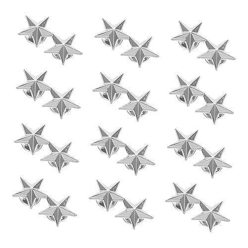 Men hat zinc alloy 3D star broche pour customiser vos casquettes et chapeaux