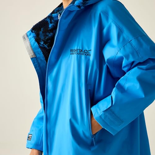 Bata cambiadora impermeable unisex Regatta poncho con forro polar térmico 6
