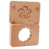 MUCKLILY 1 Juego Pastel de Judías Herramientas de Repostería de Doble de Presión Manual Hornear