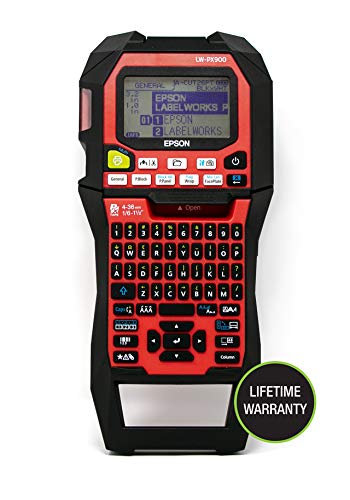 Epson LABELWORKS LW-PX900PCD Industrial Label Maker Kit - Complete Kit with Accessories, Compatible with All Epson LABELWORKS PX Tape Types, Portable Handheld Label Printer - Thumbnail 2