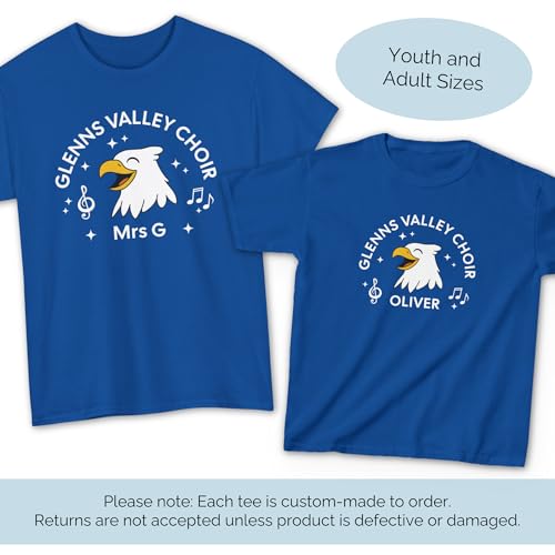 Custom Order Bulk T-Shirts Royal Blue3