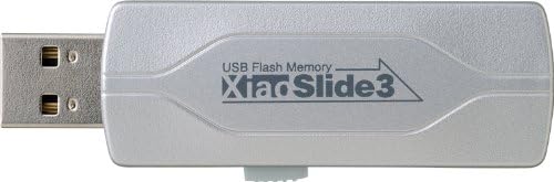 Princeton Technology USB3.0 0/2.0, Slide Type Flash Memory Xiao Slide 3 GB Silver PFU – XS3/GS