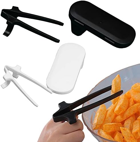 Heeloo New Updated Version Finger Chopsticks for Gamers,Gaming Snack Clips,Gamer chopsticks,Gaming chopsticks,Finger Sleeves,Finger Chopsticks with Box ( 2PCS )