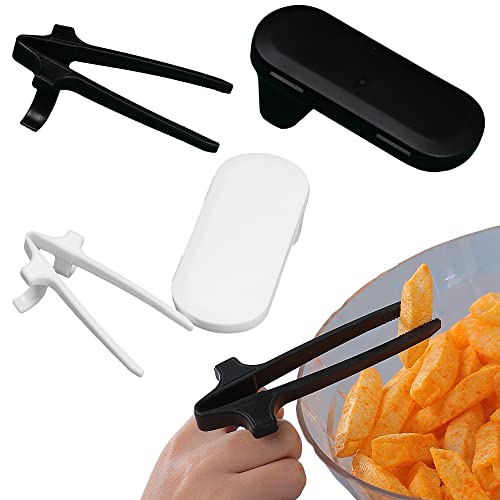 Heeloo New Updated Version Finger Chopsticks for Gamers,Gaming Snack Clips,Gamer chopsticks,Gaming chopsticks,Finger Sleeves,Finger Chopsticks with Box ( 2PCS )