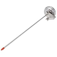 Vista 9 de Jerliflyer Termómetro, termómetro de 12.5 pulgadas de largo para hacer cerveza con clip, esfera grande, fácil de leer, termómetro de 220 ℉