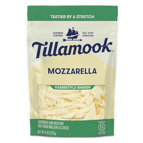 Tillamook Mozzarella Shredded Cheese, 8 oz (Packaging May Va...