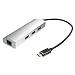 Produktbild LINDY 43177 - USB 3.1 Hub und Gigabit Ethernet Adapter