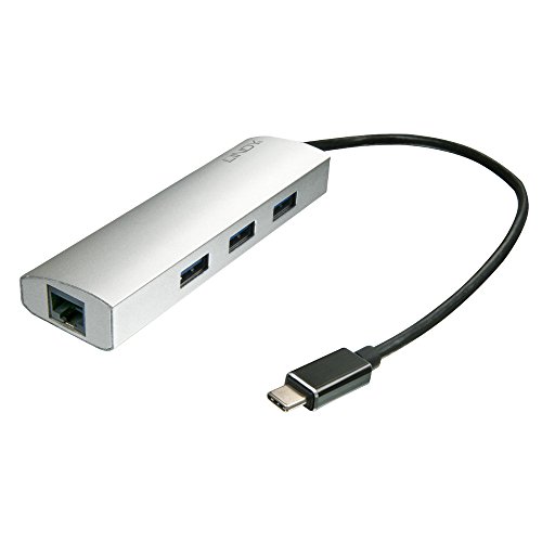Preisvergleich Produktbild LINDY 43177 - USB 3.1 Hub und Gigabit Ethernet Adapter