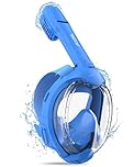 ACURE Kids Snorkel Mask Full Face SN03, Anti-Fog & Dry Top Snorkel Set, Snorkeling Gear with Easier Breathing System for 3-8 Years Old Swimming Beginners