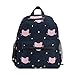 Sac à Dos Enfants Rose Chat Polka Dot Marine Sac de l'école Maternelle pour Enfants en Bas âge pour garçons Filles