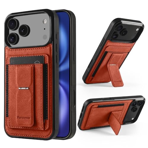 Étui iPhone 15 orange idéal pour voyager léger avec vos cartes de crédit