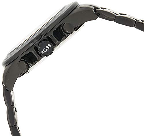 Hugo Boss Black Dial Ss Chronograph Quartz Men's Watch 1512961 #TOP2