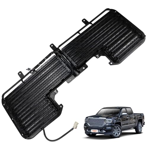 601-374 Radiator Shutter Grill Shutter Grill Shutter Assembly Compatible with Chevrolet Chevy Silverado GMC Sierra 1500 2017 2018 2019 GM1206119 23300225 84363184