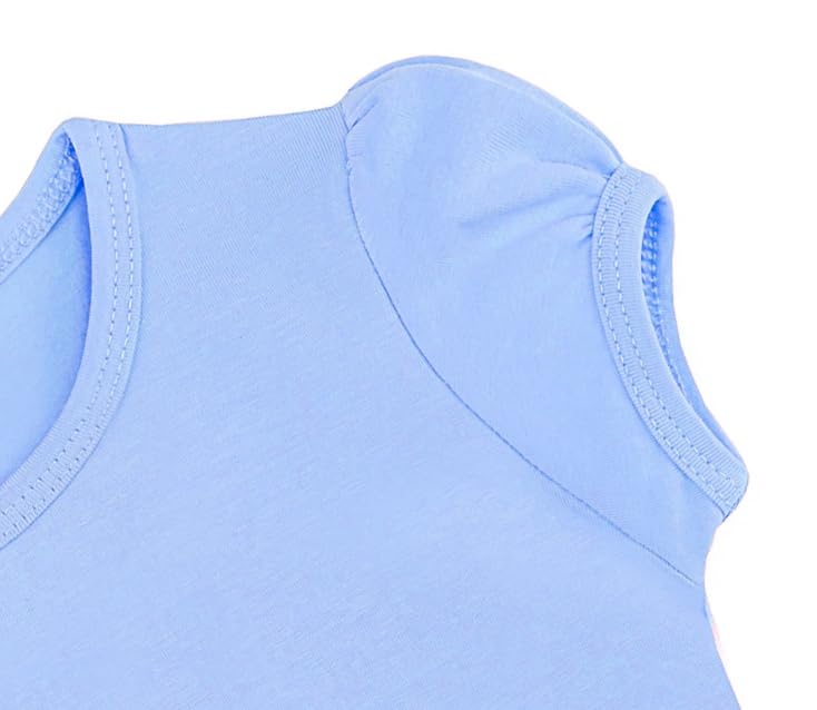 Image of Lilax Girls Short Puff Sleeve Cotton T-Shirt, Toddler & Little Girls Top | 95% Cotton Puff Sleeve Tee; Crewneck, Short Sleeve; Toddler & Girls Sizes 2T-12; for School, Play & Everyday; Machine Wash