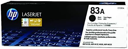 HP 83A CF283A, Negro, Cartucho Tóner Original, de 1.500 páginas, para impresoras  HP LaserJet Pro MFP serie M125, M127, M201 y M225 - PREYCA