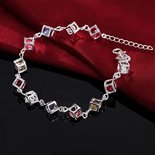 Chaîne de réseau cristallin pour femmes : bracelet élégant de mariage HHRLCHX