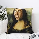 Mona Cage Throw Pillow Covers Soft Velvet Pillowcases Decorative Home Decor Living Room Cushion Cases for Bed Couch Car 18x18 Inches