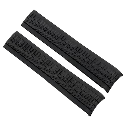 ROUHO 21mm Caucho Banda Reloj Extremo Curvo Interfaz Suave Impermeable Repuesto Correa Reloj para Patek Philippe Aquanaut-Negro ROUHO 21mm Caucho Banda Reloj Extremo Curvo Interfaz Suave Impermeable Repuesto Correa Reloj para Patek Philippe Aquanaut-Negro