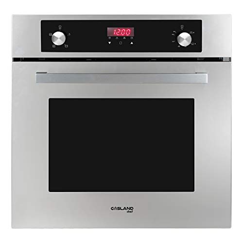 GASLAND Chef 24" Built-in 6 Cooking Function Single Wall Gas Oven, Mechanical Knob