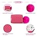 Kitgo Mini First Aid Emergency Kit for Women-Mother Day Gift Compact Coin Purses with 27 Essential Items for Girl Lady Mother Wife Nurse (Rose RED)