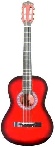 38" Red Acoustic Guitar