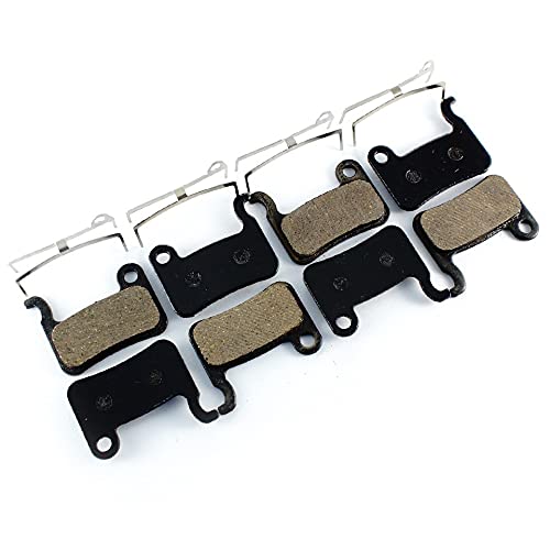 HUTMXK4 Pairs Bike Brake Pad Resin Bicycle Disc Brake Pads/Fit For Shimano M965, M966, M596, M800, M765, M601, SLX M665, LX 585, M545, M535, R-505, S-500