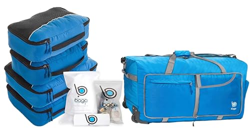 Bago Travel Bundle: Packing Cubes & 120L Duffel Bag Set - Organize and Carry with Ease