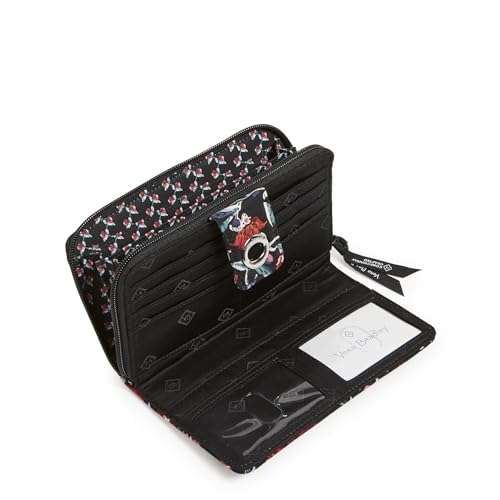 Image of Cotton Turnlock Wallet With Rfid Protection