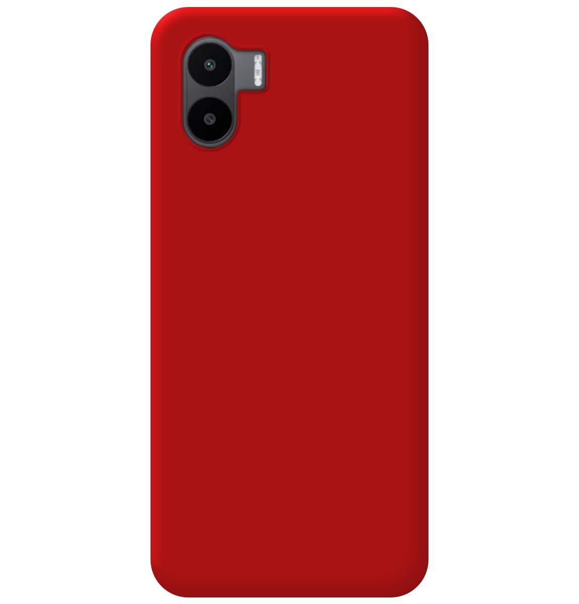 Yarxiawin Cover per Xiaomi Redmi A1 Silicone Rosa, Brillante