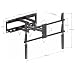 AV:Link | Heavy Duty Full Motion TV Wall Bracket 47"-90" | Swinging Cantilever Bracket with Tilt, Swivel, Extendable Arms | Universal VESA Hisense, Samsung, LG, Sony, TCL & More | 70kg Capacity