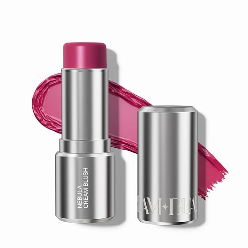 Dream Beauty Nebula Cream Blush – Helix Berry | Berry Red 3-in-1 Tint for Cheeks, Lips & Eyes | Hand Blendable | Dewy Finish | Lightweight, Buildable Color | 7.5 gm