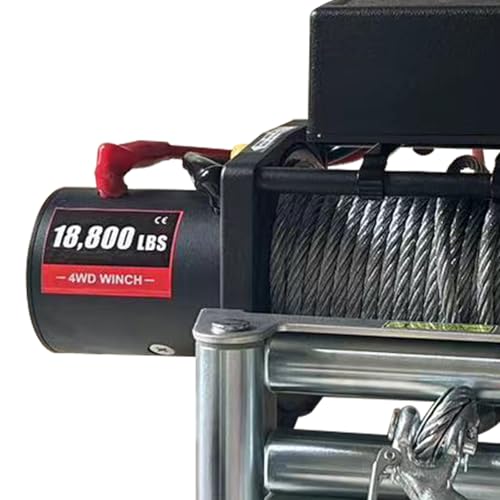 Winche eléctrico para camión 18800 lbs con control remoto miniatura 4