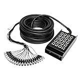 cable multipaire Série Stage Box Adam Hall Cables K 20 C 15 - Câble Multipaire avec Boîtier de Scène 16/4 15 m