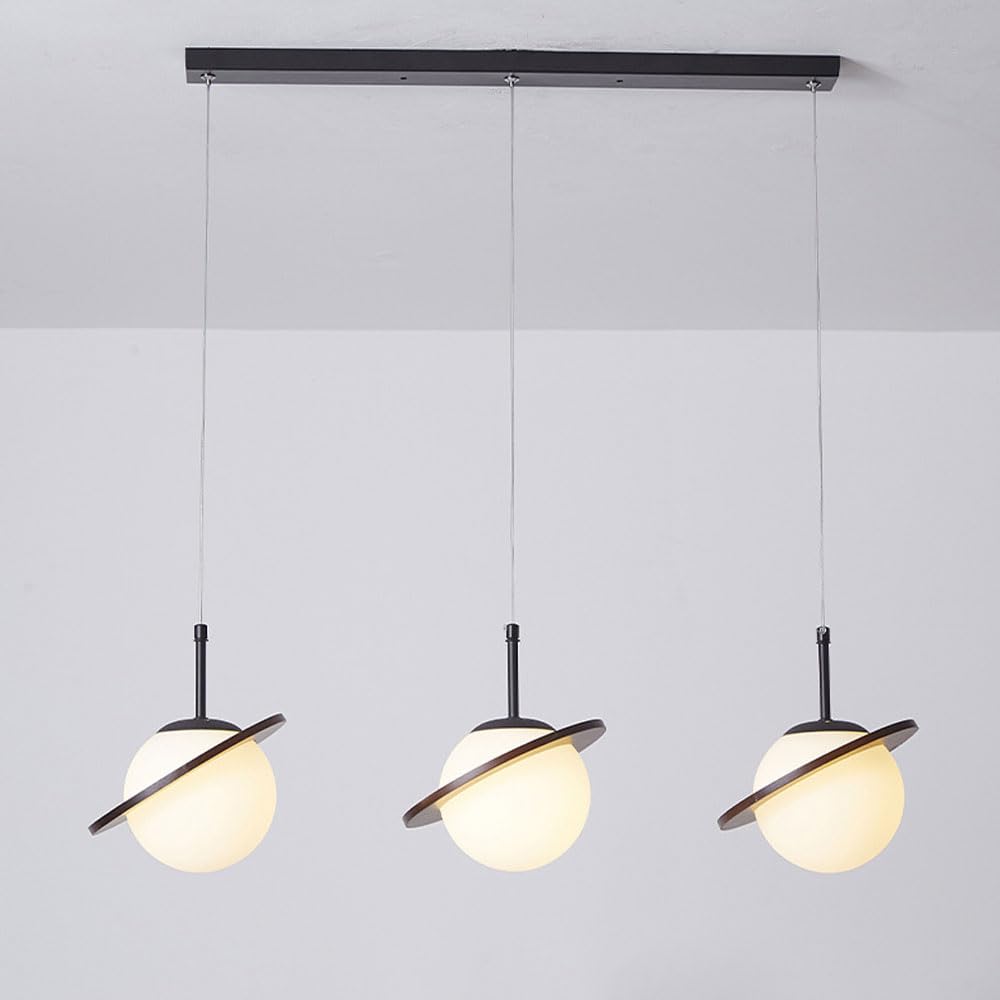 Nowoczesny szklany żyrandol na wyspę kuchenną nordycki mleko lampa wisząca 3-światło vintage sufitowa wisząca lampa biała jadalnia oprawa dom wiejski salon