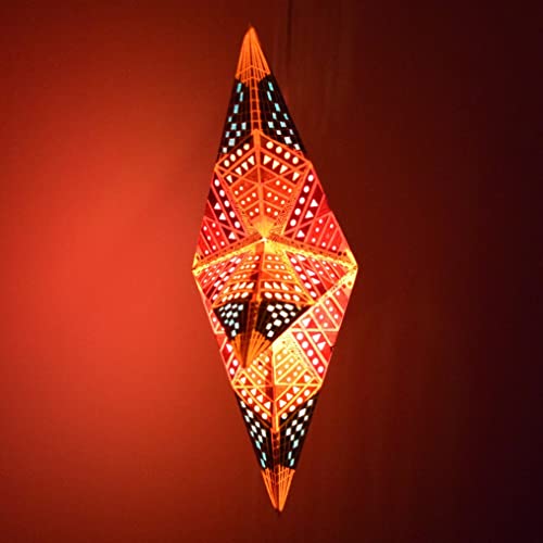 Image of Crux Paper Star Lantern with 12 Foot Power Cord Included
