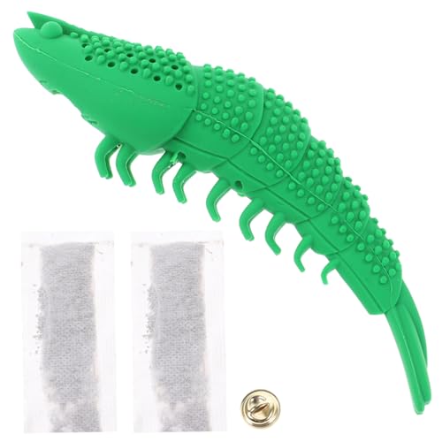 HEMOTON Juguete Interactivo para Gatos de Resistente Kit de Masticación para Limpieza Dental para Gatitos Casa Color Verde Pastel