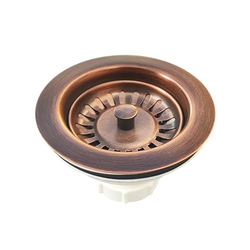 Colador de cesta de cobre 3.5” para fregadero cocina