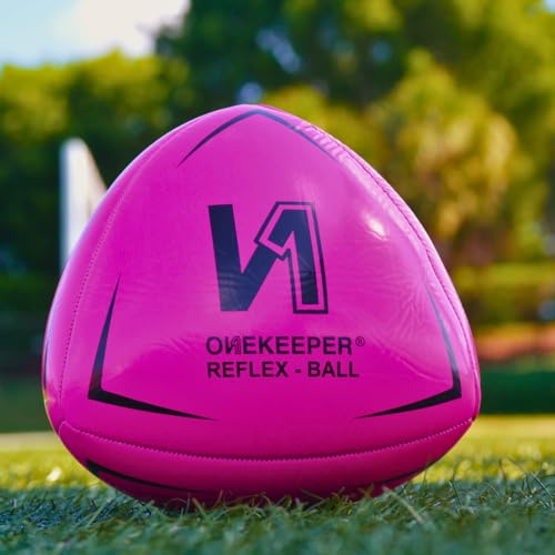 ONEKEEPER Soccer Reflex & Reaction Ball - Pink for Agility,
