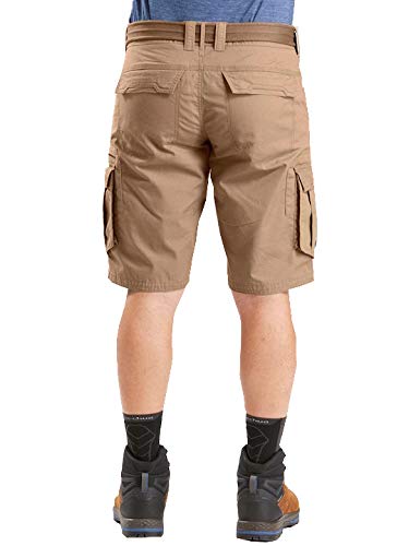 Image of ROL Reoutlook Men's 100% Solid Cotton Cargo Shorts /Bermuda with Multi-Pockets and Waist Belt