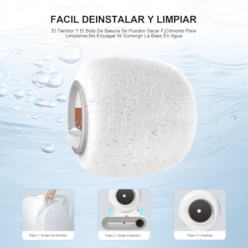 INTELOCO Arenero para Gato Autolimpiable, Inteligente Arenero automatico Gatos Caja dearena Extragrande de 65L+9L Cuenta con esterilización, Control de aplicación - Imagen 7