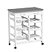 Kit Closet 7040028011 - Carro de cocina completo, inox/blanco, 76 x 37 x 67