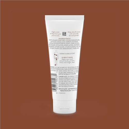 Image of Native Whole Body Deodorant Cream Contains Naturally Derived Ingredients, Deodorant for Women & Men | 72 Hour Odor Protection, Aluminum Free with Coconut Oil and Shea Butter | Coconut & Vanilla
